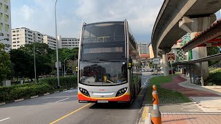 SMRT Buses Alexander Dennis Enviro500 MMC Batch 1 SMB5068H on Service 184 [upl. by Naul]