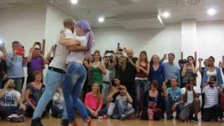 ALBIR AND SARA semba workshop quotFEELING KIZOMBA FESTIVAL MADRID 2013quot [upl. by Aivon99]