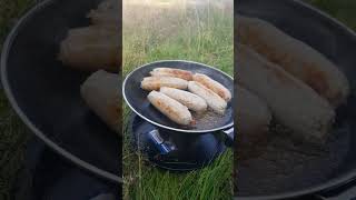 Cooking sausages with my x boil whilst wildcamping in the Cheviots [upl. by Silloh]