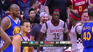 Golden State Warriors vs Houston Rockets  October 30 2015  NBA 201516 Season [upl. by Nosa]