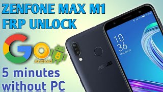 SO EASY  Zenfone Max M1 ZB555KL X00PD Oreo FRP BYPASS [upl. by Lleunamme]