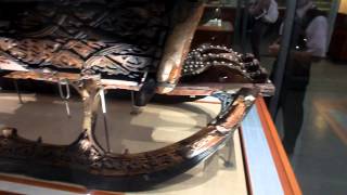 Viking Ship Museum  Oslo Norway  Oseberg Ship Artifacts  Sept 8 2013 [upl. by Hesketh909]