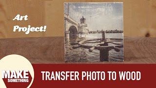 How to Transfer a Photo to Wood [upl. by Armitage]