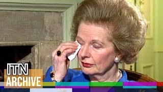 ITN Exclusive Margaret Thatchers Dramatic First Interview After Being Ousted From Power 1991 [upl. by Belford]