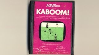 Classic Game Room  KABOOM review for Atari 2600 [upl. by Kelci]