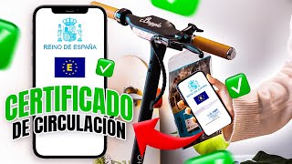 📄 ¿Cómo DESCARGO el CERTIFICADO DE CIRCULACIÓN para mi PATINETE ELÉCTRICO  Guía rápida SMARTGYRO [upl. by Leuams]