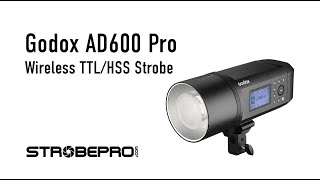 Godox AD600 Pro TTL Battery Strobe  Complete Walkthrough [upl. by Winnah]