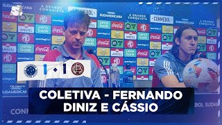 COLETIVA DO TÉCNICO FERNANDO DINIZ APÓS O EMPATE CONTRA O LANÚS PELA SEMIFINAL DA SULAMERICANA [upl. by Hagen]