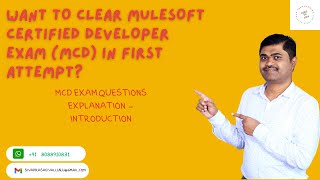 MULESOFT CERTIFED DEVELOPER  MCD EXAM QUESTIONS EXPLANATION  INTRO [upl. by Hagood]