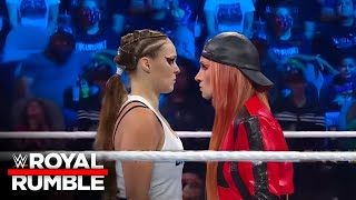 Ronda Rousey Vs Becky Lynch  WWE Royal Rumble 2024  WWE April 27 2024 [upl. by Eninahpets]