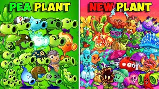 All PEA amp NEW PLANTS Battlez  Which Team Plant Will WIn  PVZ 2 Gameplay [upl. by Alihet]