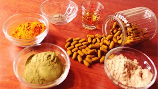 Make your own Powerful Herbal Antiinflammatory Tablets  DIY Moringa Turmeric Ginger amp Honey Pills [upl. by Kass776]