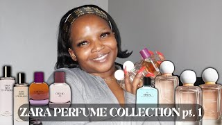 MY ZARA PERFUME COLLECTION Gardenia Red Temptation Rose Gourmand and more  Perfume Review [upl. by Krishnah]