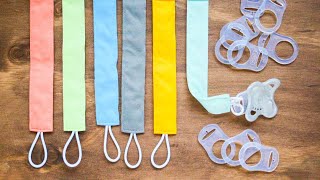 DIY Baby Pacifier Clips Simple Fun and Cost Effective [upl. by Arihs]