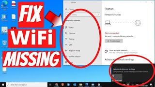 Fix Wifi Not Showing in Settings On Windows 10  Fix Missing Wifi [upl. by Ellednahc]