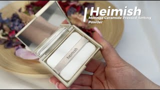 💄 Heimish  Moringa Ceramide Pressed Setting Powder  LaRoseCare Tester [upl. by Leif]