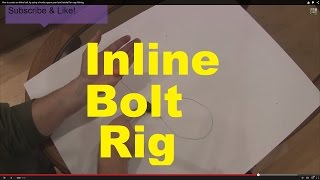 How to create an inline bolt rig using a korda square pear lead tutorial for carp fishing [upl. by Okihcas]