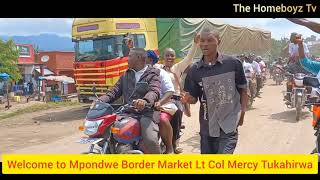 MPONDWE LHUBIRIHA BORDER MARKET VENDORS WELCOME LT COL MERCY TUKAHIRWA  Second time [upl. by Gridley858]