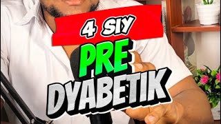 4 siy ki few konnen Ou PREDYABETIK [upl. by Nolyarg]