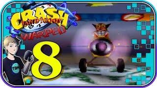 Crash Bandicoot 3 Warped  Part 8 JERRY IVE BEEN HIT [upl. by Ylekalb]