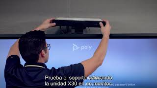 Poly Studio X30 How to Set Up  Español [upl. by Lotte]