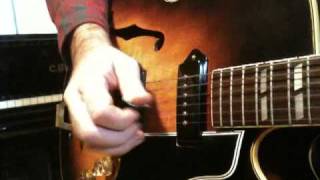 How to play a simple Chet Atkins finger picking tune called TRAMBONE [upl. by Couchman76]