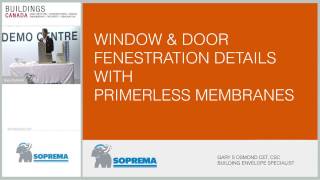 Window and Door Fenestration Details with Primerless Membranes [upl. by Refiffej164]