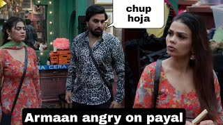 bigg boss ott 3 live Armaan Malik Take Payal Malik Class Armaan Payal Big Fight [upl. by Delly]