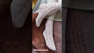 Socks Knitting Designs  Long Socks Design  Crochet Socks Pattern  Ladies Socks Designs [upl. by Ugo572]