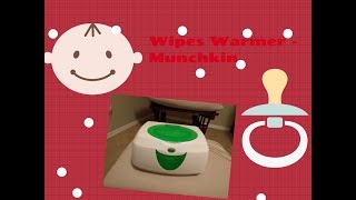 Munchkin baby wipes warmer [upl. by Acilegna]