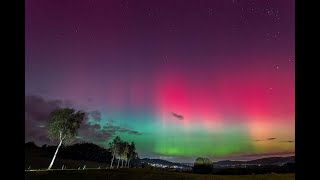 Polarlichter am Donnerstag 10Oktober 2024 über Südhessen [upl. by Shaine271]