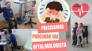 CONSULTA NO OFTALMOLOGISTA PARA SABER SE O IRMÃO PRECISA DE ÓCULOS [upl. by Aubrie]