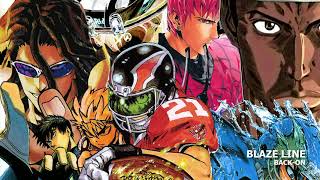 Eyeshield 21 OP4「BLAZE LINE」Full [upl. by Lebasi566]