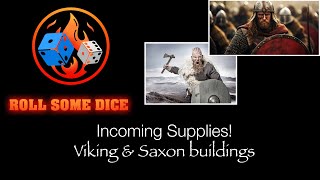 Incoming Supplies Sarissa Precision Viking amp Saxon buildings  hailcaesar warlordgames [upl. by Sonni81]