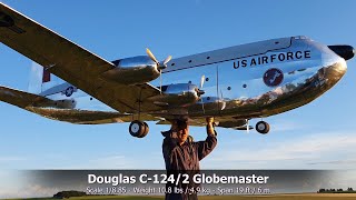 ULTRA LIGHTWEIGHT RC DOUGLAS C1242 GLOBEMASTER [upl. by Collier]