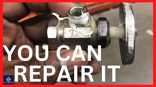 How to Repair  Replace a leaky Compression Angle Valve [upl. by Donelle817]