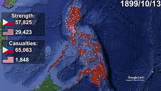 The Philippine Wars 18961902 using Google Earth [upl. by Llennehc]