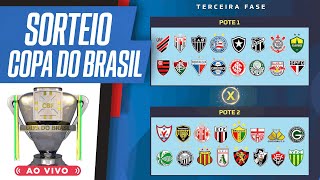 Sorteio 3ª fase da Copa do Brasil AO VIVO veja o adversário do seu time  Imagens CBF TV [upl. by Jara928]