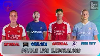 LIVE ARSENAL WOMEN VS CHELSEA WOMEN amp MAN CITY VS ARSENAL  LIVE FOOTBALL STREAM amp WATCHALONG HD [upl. by Asteria609]