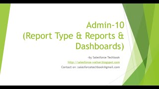 Admin10 Reports amp Dashboards [upl. by Adnilemre]