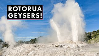 Mustsee Geothermal Attractions in Rotorua NZ  Te Puia  Blue Springs Putāruru [upl. by Rock]