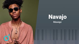 Masego  Navajo  Piano Tutorial [upl. by Ninazan]