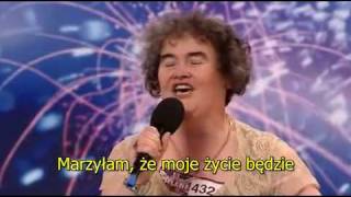 Napisy Polskie Susan Boyle  Britains Got Talent Polski [upl. by Nivlak579]