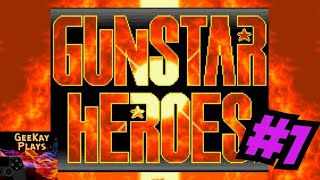 Lets Play Gunstar Heroes  Weirdest Boss Award Goes Too  Episode 1 sega retrogaming retro [upl. by Leila]