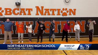 Northeastern High School Tennis Team share a Wake Up Call for WGAL News 8 Today [upl. by Pazia]