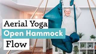 Aerial Yoga Class  20 Min Open Hammock Flow for the Hips [upl. by Ociral623]