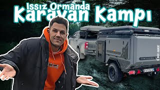 Issız Ormanda Karavan Kampı  Karanlığın Ortasında Bir Gece Geçirdik [upl. by Lark]