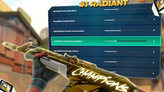 Valorant Console Top 1 Radiant  BEST SETTINGS [upl. by Anilrats]