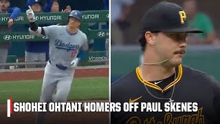 SHOHEI OHTANI TAKES PAUL SKENES OVER THE FENCE 😤  ESPN MLB [upl. by Kcered967]