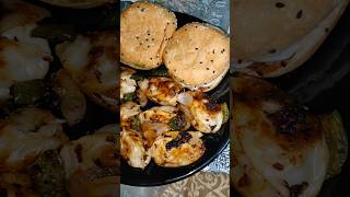 Tasty pan fried momos with moburg🤤food dinner trending viralvideo ytshorts momos shortsfeed [upl. by Vallery]